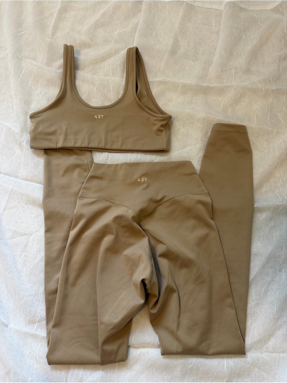 437 Taupe Set Bra Leggings